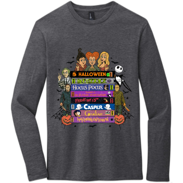 90s halloween vhs - long sleeve