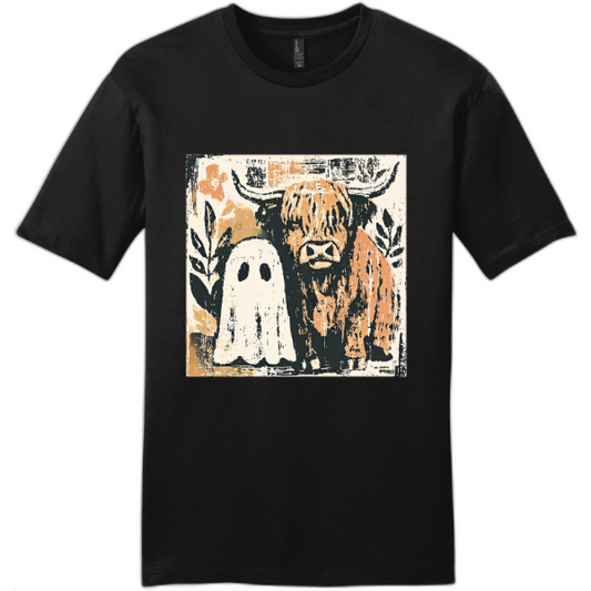 cow & ghost - short sleeve