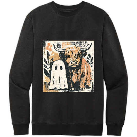 cow & ghost - sweatshirt