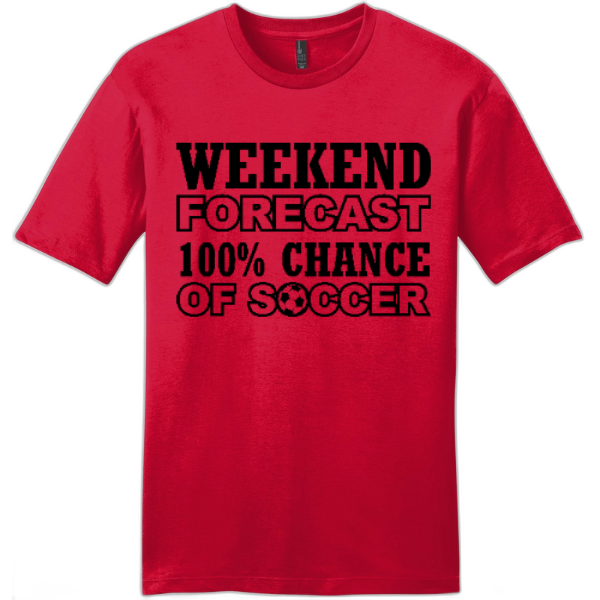 Competitive Fan - Weekend Forecast - Unisex Cotton Tee