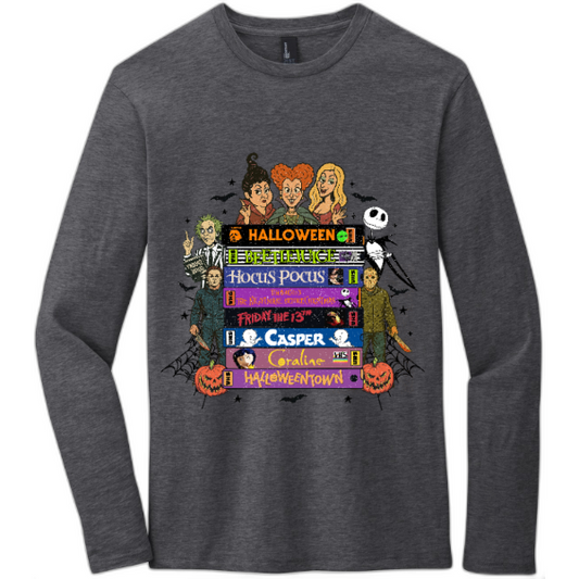 90s halloween vhs - long sleeve