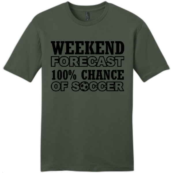 Competitive Fan - Weekend Forecast - Unisex Cotton Tee