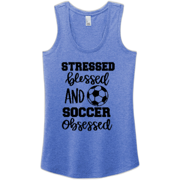 Competitive Fan - Stressed & Blessed - Women's Racerback Tank