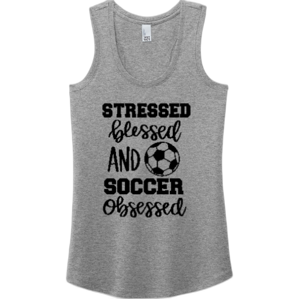 Competitive Fan - Stressed & Blessed - Women's Racerback Tank