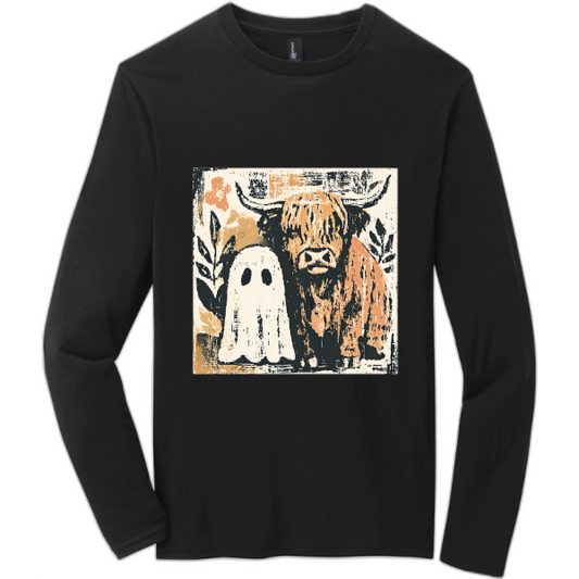 cow & ghost - long sleeve