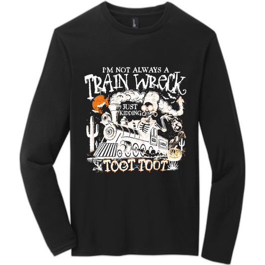 train wreck - long sleeve